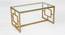 Auden Coffee Table (Gold, Powder Coating Finish) by Urban Ladder - Cross View Design 1 - 367749
