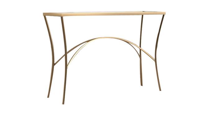 Ajax Console Table (Gold, Powder Coating Finish) by Urban Ladder - Cross View Design 1 - 367758