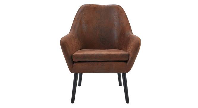 Bessie Lounge Chair (Brown, Fabric Finish) by Urban Ladder - Front View Design 1 - 367778