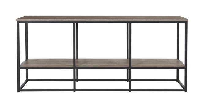 Beckett Console Table (Black, Powder Coating Finish) by Urban Ladder - Front View Design 1 - 367786