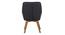 Billie Lounge Chair (Black, Fabric Finish) by Urban Ladder - Rear View Design 1 - 367796
