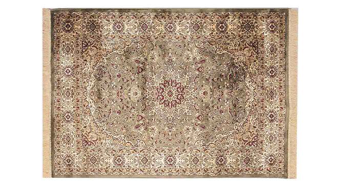 Pirouz Carpet (Green, 122 x 183 cm  (48" x 72") Carpet Size) by Urban Ladder - Front View Design 1 - 367832