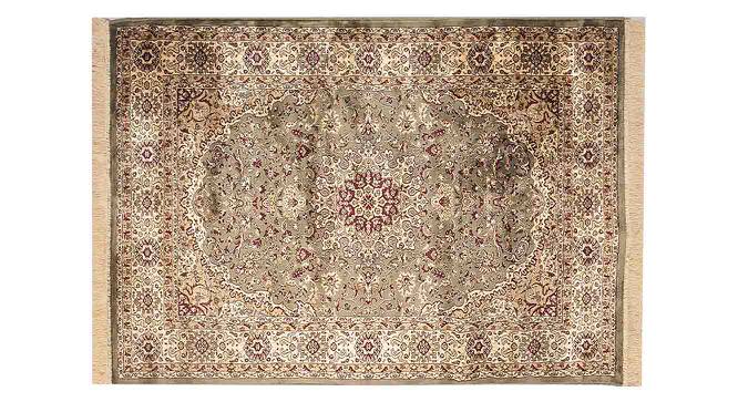 Pirouz Carpet (Green, 183 x 274 cm  (72" x 108") Carpet Size) by Urban Ladder - Front View Design 1 - 367844