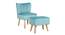 Clementine Lounge Chair (Sky Blue, Fabric Finish) by Urban Ladder - Cross View Design 1 - 367879