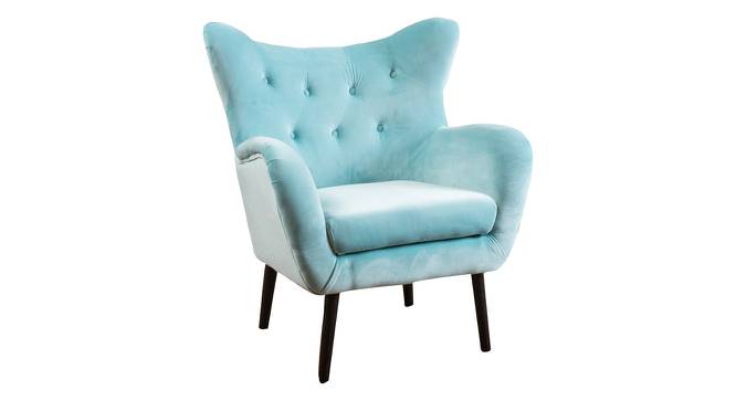 Daisy Lounge Chair (Sky Blue, Fabric Finish) by Urban Ladder - Cross View Design 1 - 367881