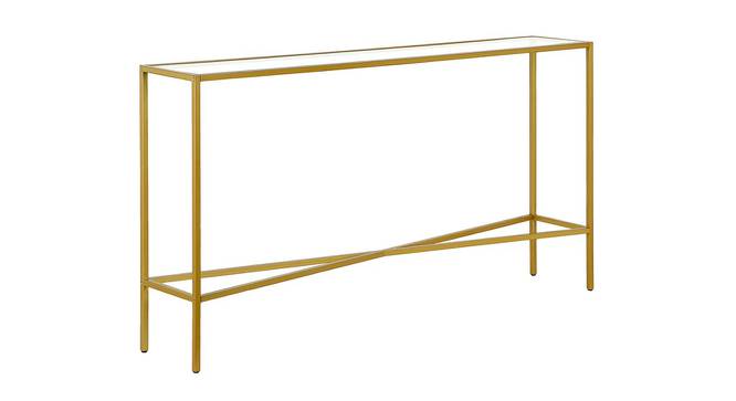 Buster Console Table (Gold, Powder Coating Finish) by Urban Ladder - Cross View Design 1 - 367886