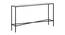 Calloway Console Table (Black, Powder Coating Finish) by Urban Ladder - Cross View Design 1 - 367887