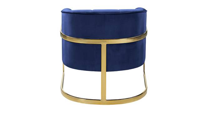 Dashiell Lounge Chair (Navy Blue, Fabric Finish) by Urban Ladder - Front View Design 1 - 367905