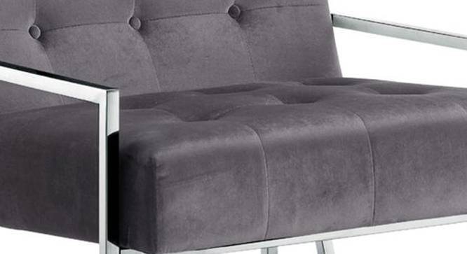 Delilah Lounge Chair (Dark Grey, Fabric Finish) by Urban Ladder - Front View Design 1 - 367906
