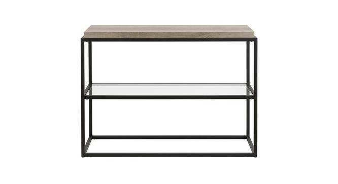 Cormac Console Table (Black, Powder Coating Finish) by Urban Ladder - Front View Design 1 - 367912