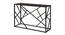 Dexter Console Table (Black, Powder Coating Finish) by Urban Ladder - Front View Design 1 - 367915