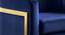 Dashiell Lounge Chair (Navy Blue, Fabric Finish) by Urban Ladder - Rear View Design 1 - 367922