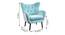 Daisy Lounge Chair (Sky Blue, Fabric Finish) by Urban Ladder - Design 1 Dimension - 367943