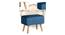 Callie Lounge Chair (Blue, Fabric Finish) by Urban Ladder - Image 1 Design 1 - 367952