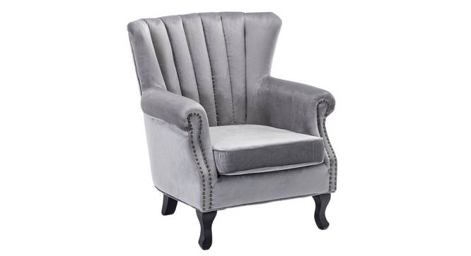 Ellarose Lounge Chair (Grey, Fabric Finish) by Urban Ladder - Cross View Design 1 - 367987