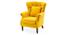 Flora Lounge Chair (Yellow, Fabric Finish) by Urban Ladder - Cross View Design 1 - 367990
