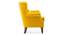 Flora Lounge Chair (Yellow, Fabric Finish) by Urban Ladder - Front View Design 1 - 368011