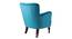 Hazel Lounge Chair (Sea Green, Fabric Finish) by Urban Ladder - Rear View Design 1 - 368029