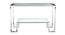 Elvis Console Table (Stainless Steel Finish, Chrome) by Urban Ladder - Design 1 Side View - 368037