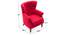 Fifi Lounge Chair (Red, Fabric Finish) by Urban Ladder - Design 1 Dimension - 368056