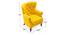 Flora Lounge Chair (Yellow, Fabric Finish) by Urban Ladder - Design 1 Dimension - 368058