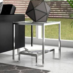 Side Tables End Tables Design Axel Metal Side Table in Stainless Steel Finish