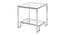 London Side & End Table (Stainless Steel Finish, Chrome) by Urban Ladder - Cross View Design 1 - 368191