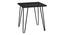 Mia Side & End Table (Black, Powder Coating Finish) by Urban Ladder - Cross View Design 1 - 368195