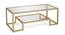 Luca Coffee Table (Gold, Powder Coating Finish) by Urban Ladder - Cross View Design 1 - 368201
