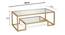 Luca Coffee Table (Gold, Powder Coating Finish) by Urban Ladder - Design 1 Dimension - 368255