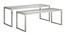 Nico Coffee Table (Silver, Powder Coating Finish) by Urban Ladder - Cross View Design 1 - 368293
