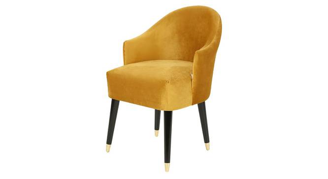 Palmer Lounge Chair (Gold, Fabric Finish) by Urban Ladder - Cross View Design 1 - 368299