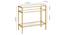 Mishka Side & End Table (Gold, Powder Coating Finish) by Urban Ladder - Design 1 Dimension - 368356