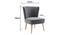 Nellie Lounge Chair (Grey, Fabric Finish) by Urban Ladder - Design 1 Dimension - 368364