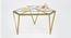 Peter Coffee Table (Gold, Powder Coating Finish) by Urban Ladder - Cross View Design 1 - 368396