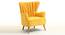 Persephone Lounge Chair (Yellow, Fabric Finish) by Urban Ladder - Cross View Design 1 - 368397