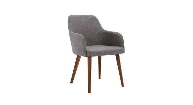 Regina Lounge Chair (Grey, Fabric Finish) by Urban Ladder - Cross View Design 1 - 368398