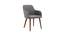 Regina Lounge Chair (Grey, Fabric Finish) by Urban Ladder - Cross View Design 1 - 368398
