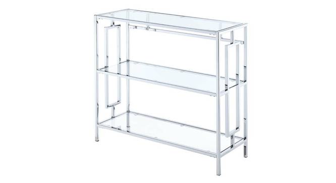 Pier Console Table (Silver, Powder Coating Finish) by Urban Ladder - Cross View Design 1 - 368403