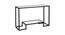 Ray Console Table (Black, Powder Coating Finish) by Urban Ladder - Cross View Design 1 - 368404