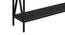 Rufus Console Table (Black, Powder Coating Finish) by Urban Ladder - Front View Design 1 - 368427