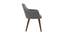 Regina Lounge Chair (Grey, Fabric Finish) by Urban Ladder - Rear View Design 1 - 368438
