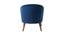 Roselyn Lounge Chair (Blue, Fabric Finish) by Urban Ladder - Rear View Design 1 - 368440