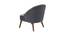 Samira Lounge Chair (Grey, Fabric Finish) by Urban Ladder - Rear View Design 1 - 368441