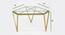 Peter Coffee Table (Gold, Powder Coating Finish) by Urban Ladder - Design 1 Dimension - 368465