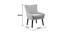 Rhiannon Lounge Chair (Fabric Finish, Bright Grey) by Urban Ladder - Design 1 Dimension - 368468