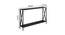 Rufus Console Table (Black, Powder Coating Finish) by Urban Ladder - Design 1 Dimension - 368476