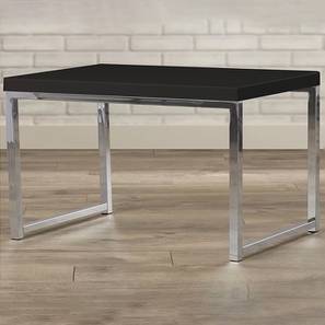 Steel Table Design Alix Rectangular Metal Coffee Table in Stainless Steel Finish