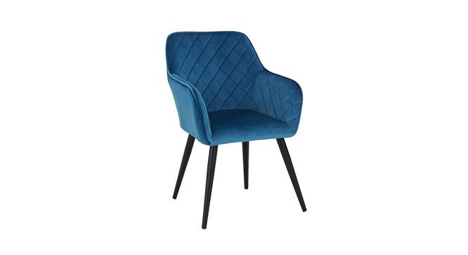 Sia Lounge Chair (Royal Blue, Fabric Finish) by Urban Ladder - Cross View Design 1 - 368502