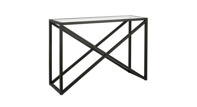 Desmond Console Table - Black (Black, Powder Coating Finish) by Urban Ladder - Cross View Design 1 - 368509